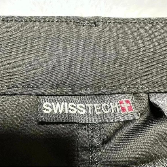 Swiss Tech Cargo Pants Black Size 36WX30L - Picture 8 of 16